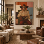 ARBYNART Vintage Americana Art | Pause Between the Dust and Melody