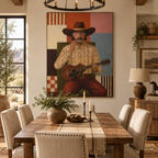 ARBYNART Vintage Americana Art | Pause Between the Dust and Melody