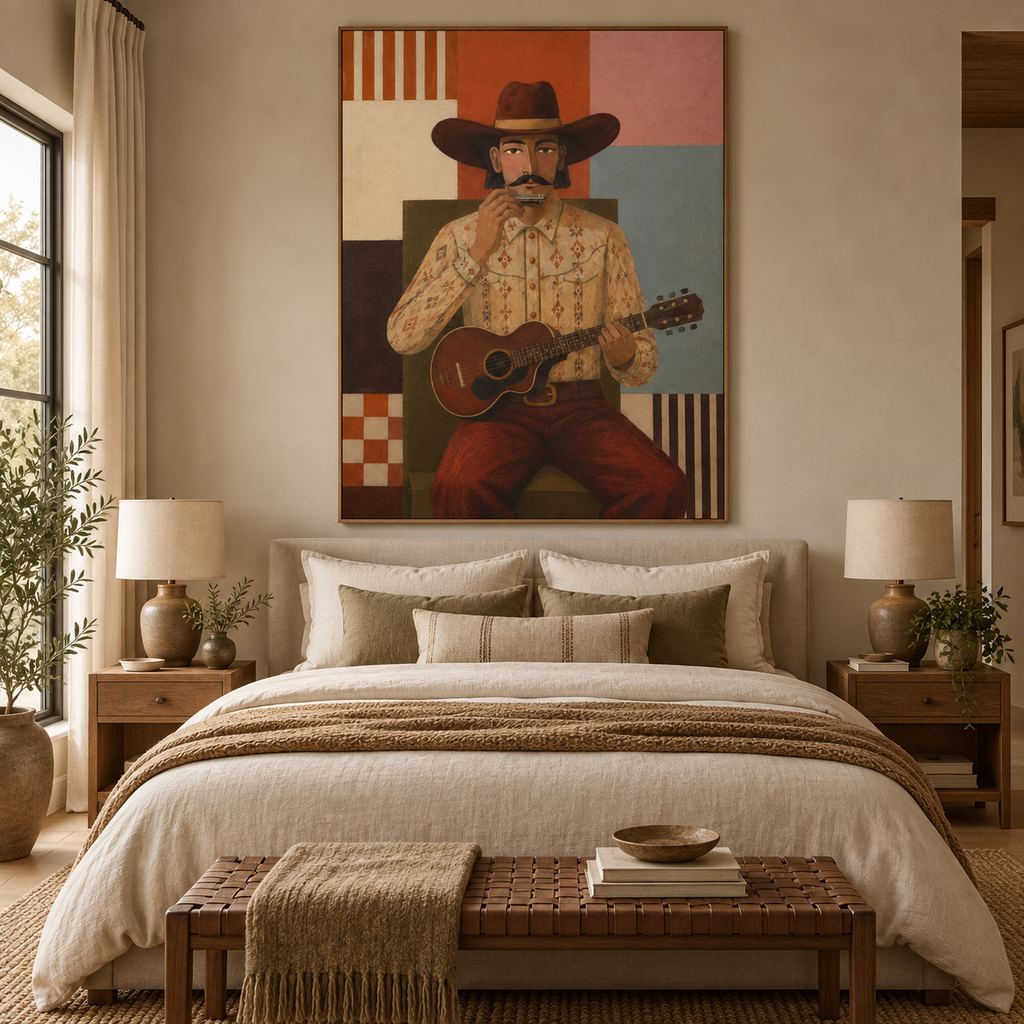 ARBYNART Vintage Americana Art | Pause Between the Dust and Melody