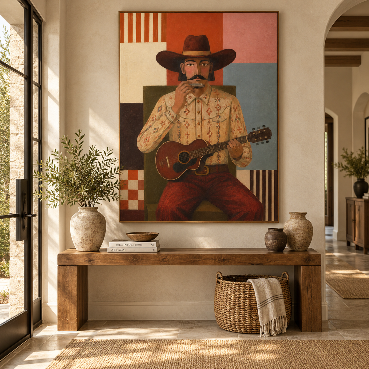 ARBYNART Vintage Americana Art | Pause Between the Dust and Melody