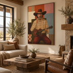 ARBYNART Vintage Americana Art | Pause Between the Dust and Melody