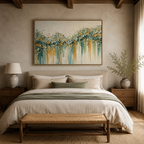 ARBYNART 3D Textured Art | Petal Cascade Glow - B