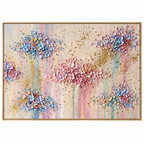 ARBYNART 3D Textured Art | Pastel Petal Constellations