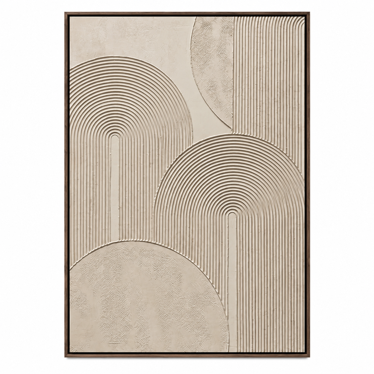 ARBYNART 3D Textured Art | Quiet Arc Rhythm