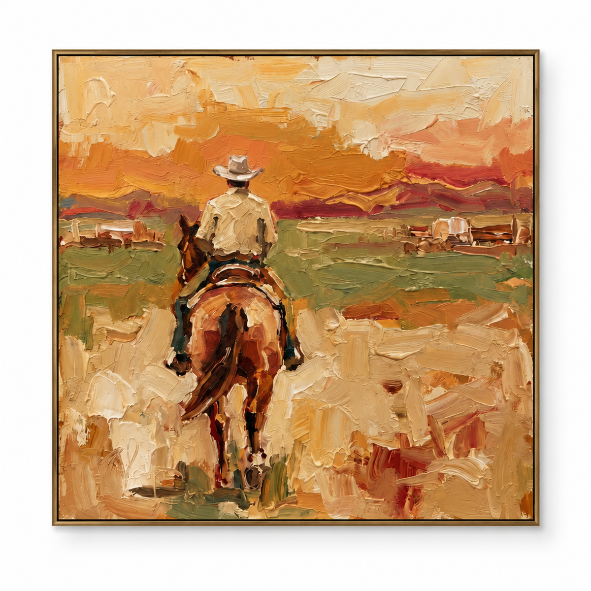 ARBYNART Vintage Americana Art | Quiet Ashes of the Dusk Trail
