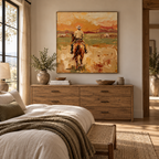ARBYNART Vintage Americana Art | Quiet Ashes of the Dusk Trail