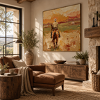 ARBYNART Vintage Americana Art | Quiet Ashes of the Dusk Trail