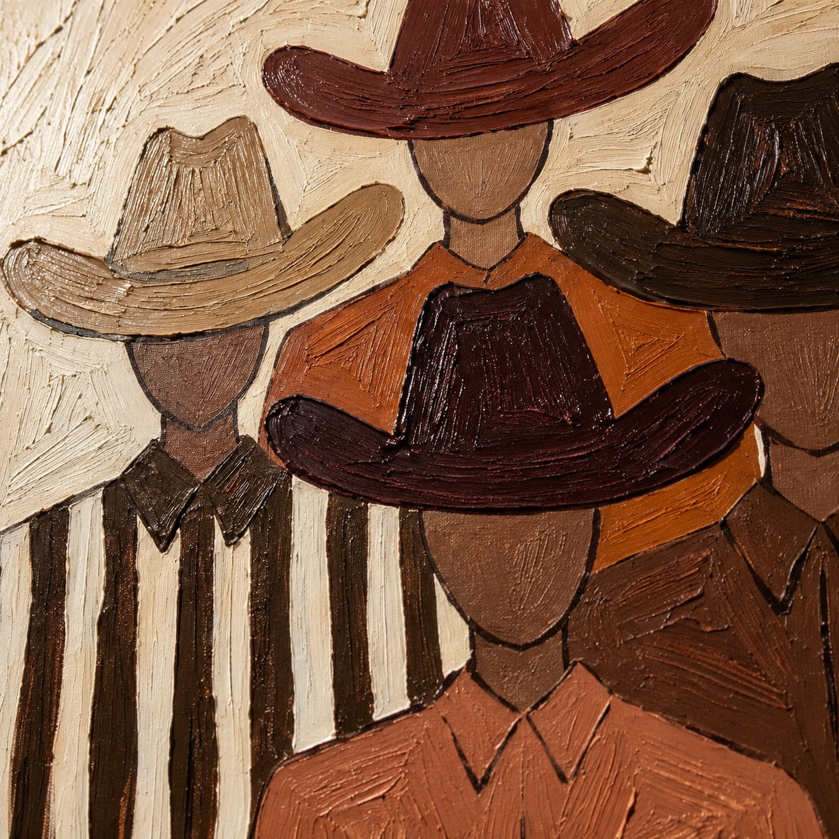 ARBYNART Vintage Americana Art | Quiet Brotherhood