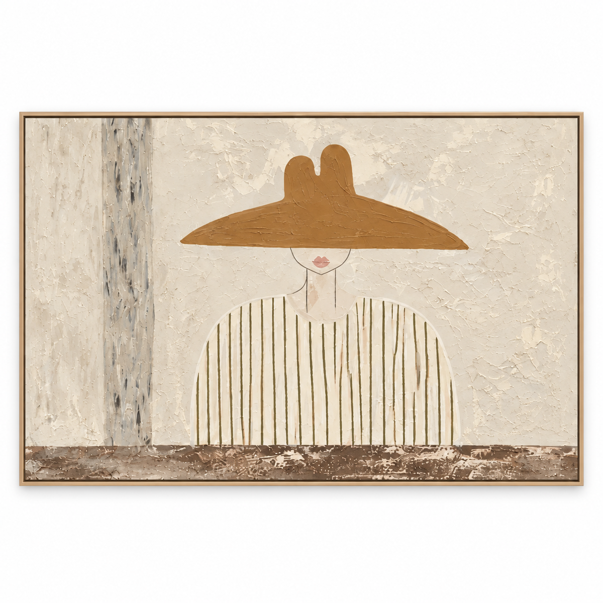 ARBYNART Vintage Americana Art | Quiet Grace of the Woven Hat