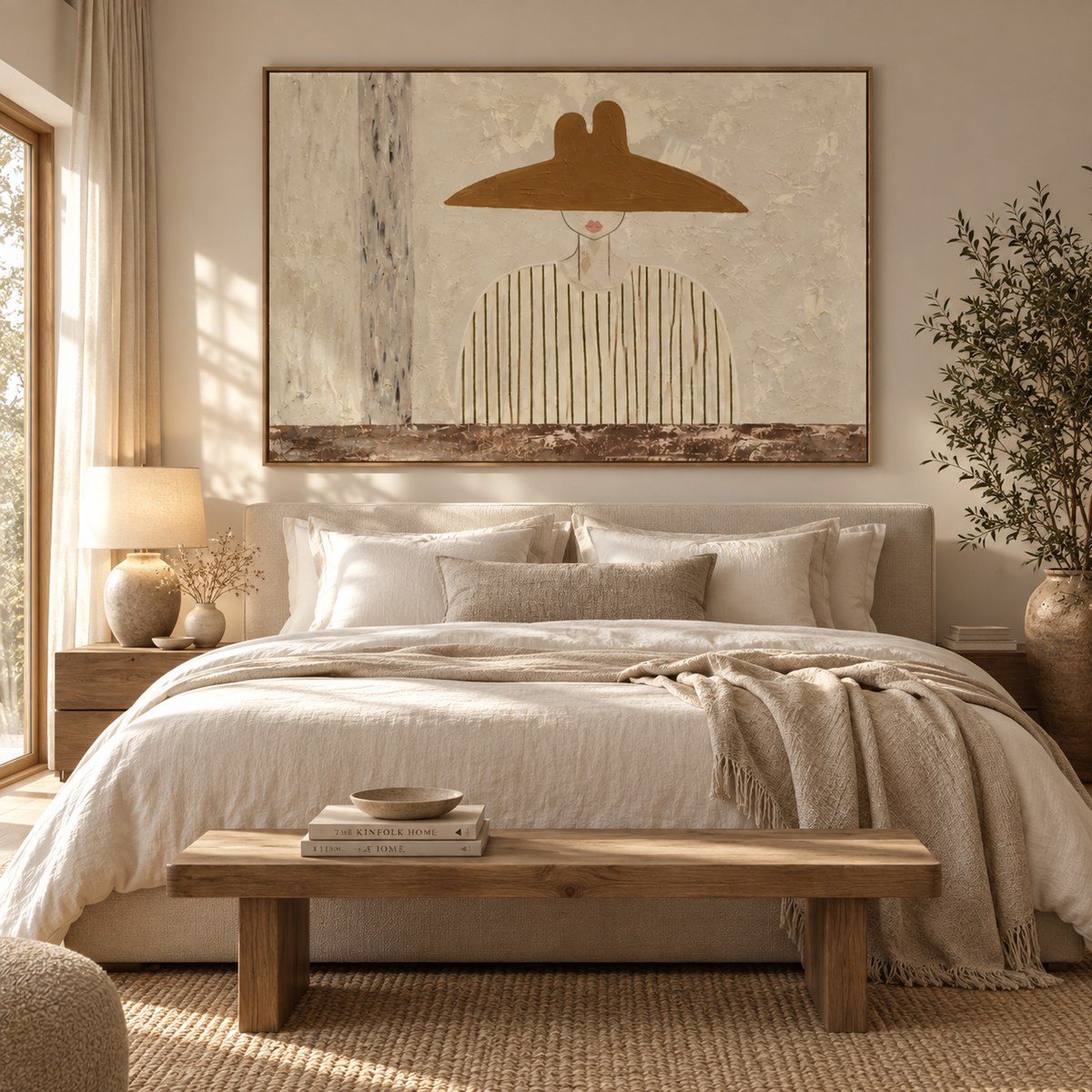 ARBYNART Vintage Americana Art | Quiet Grace of the Woven Hat