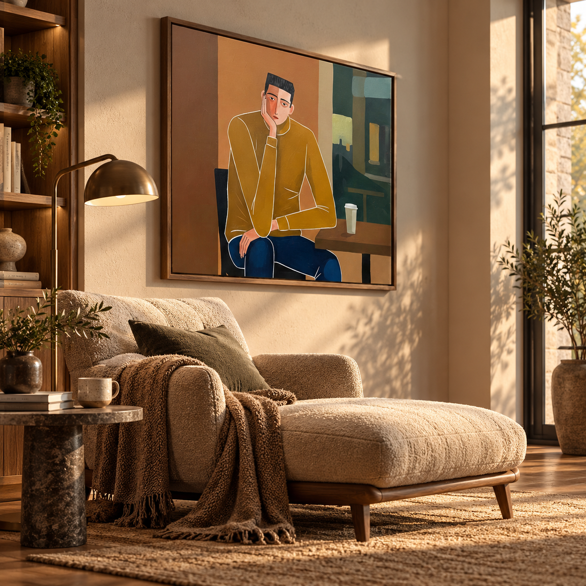 ARBYNART Vintage Americana Art | Quiet Interlude