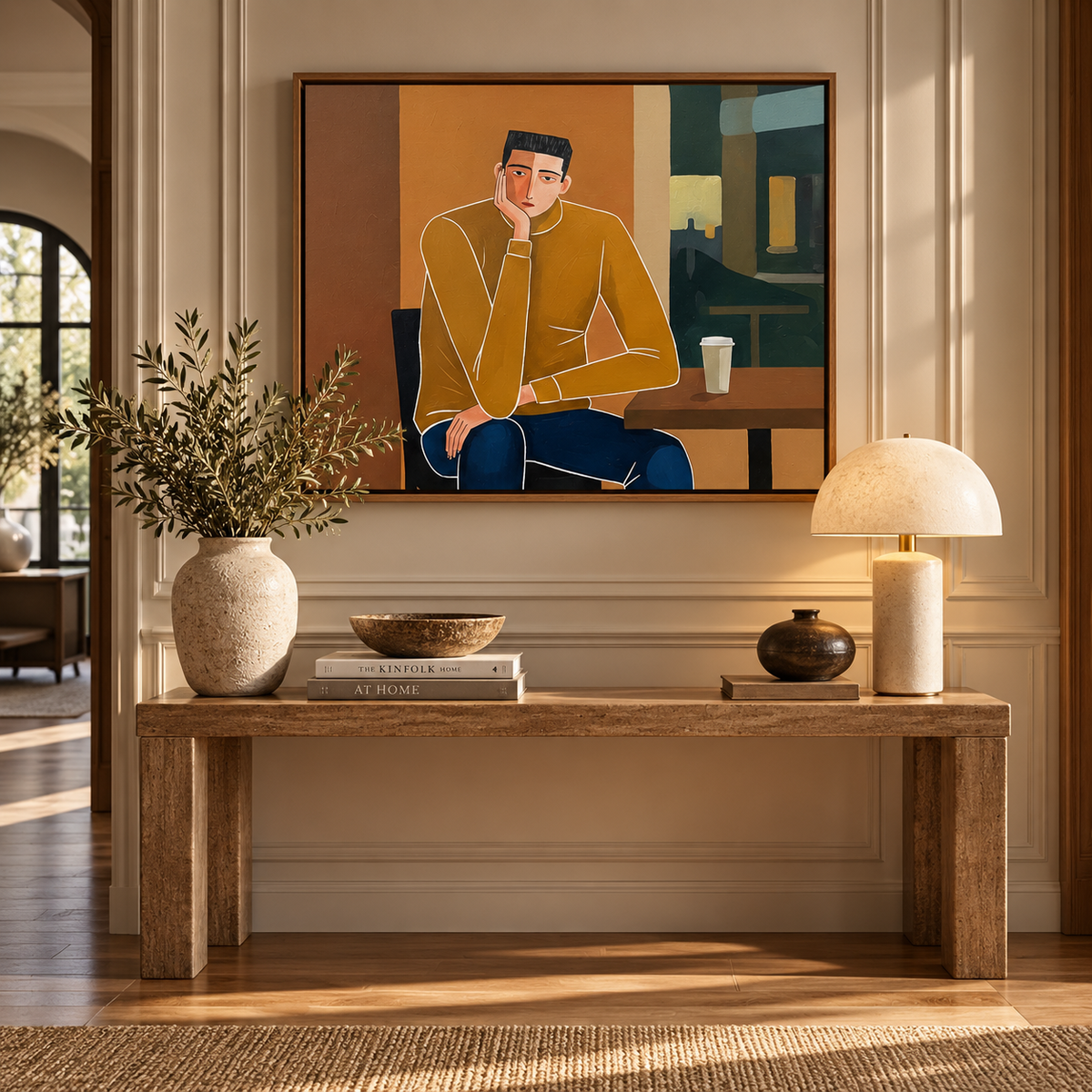 ARBYNART Vintage Americana Art | Quiet Interlude