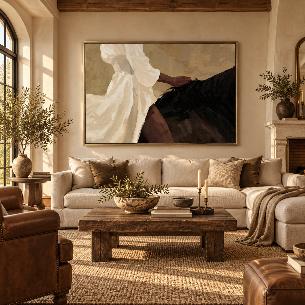 ARBYNART Vintage Americana Art | Quiet Saddle Grace