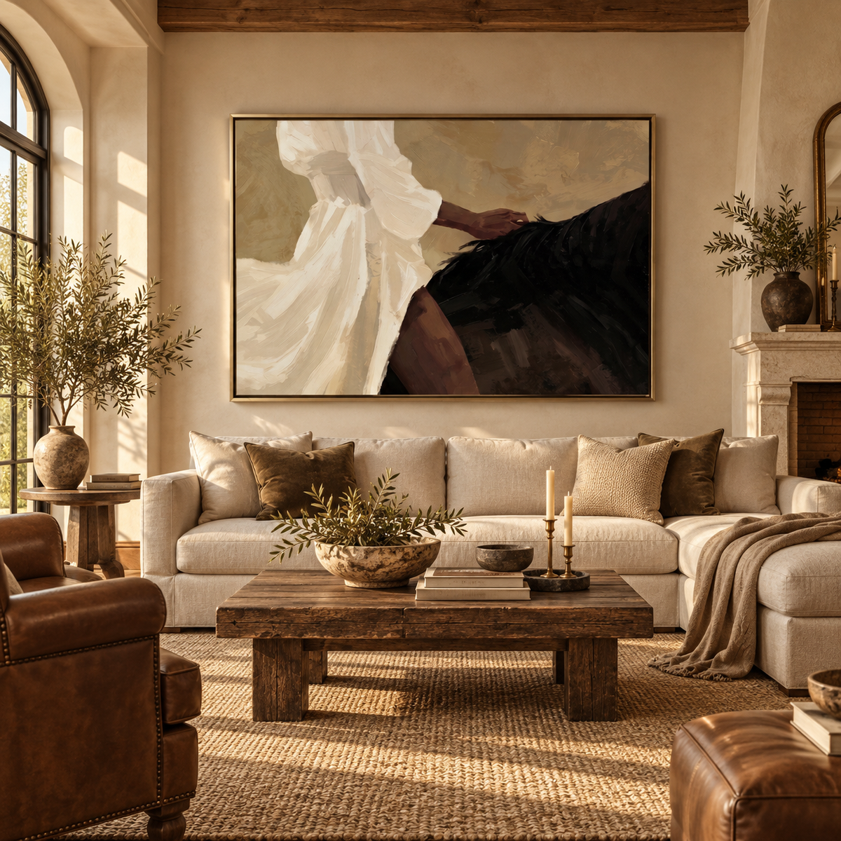 ARBYNART Vintage Americana Art | Quiet Saddle Grace