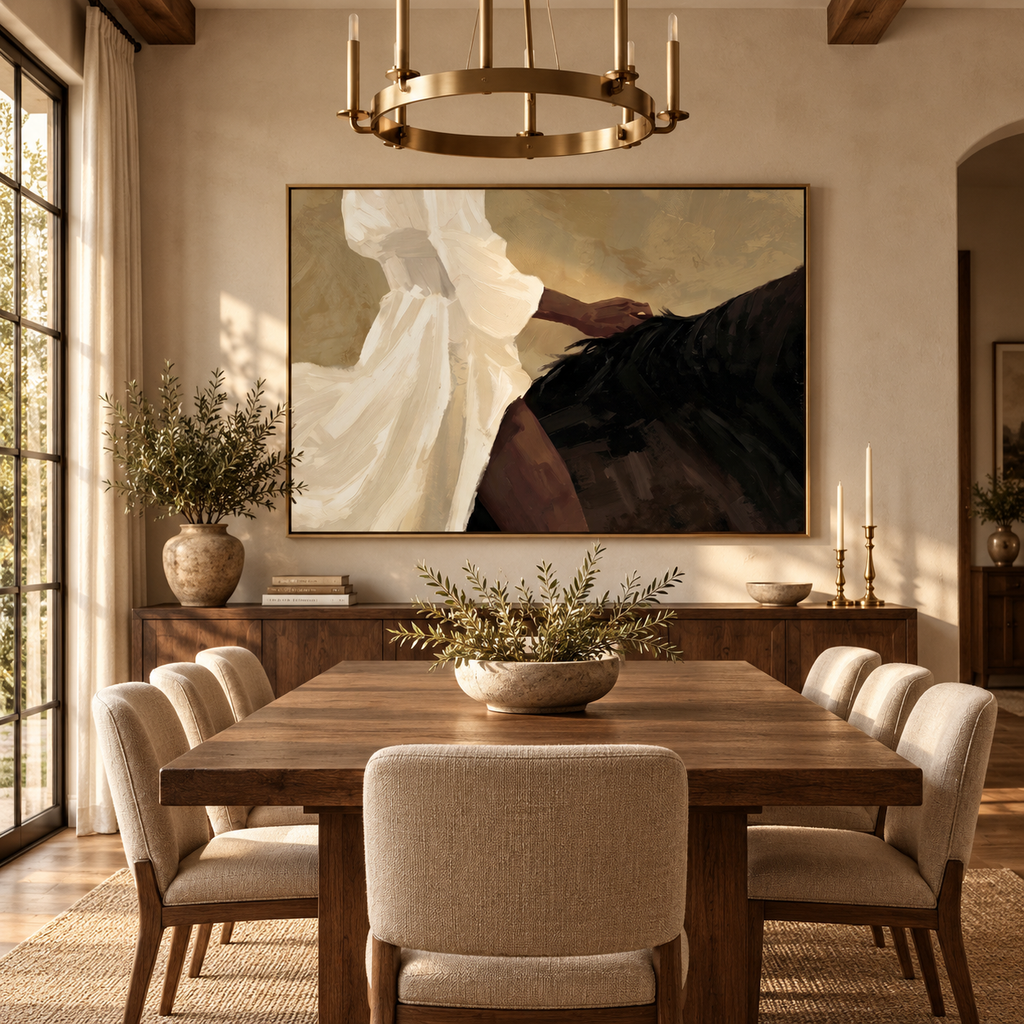 ARBYNART Vintage Americana Art | Quiet Saddle Grace