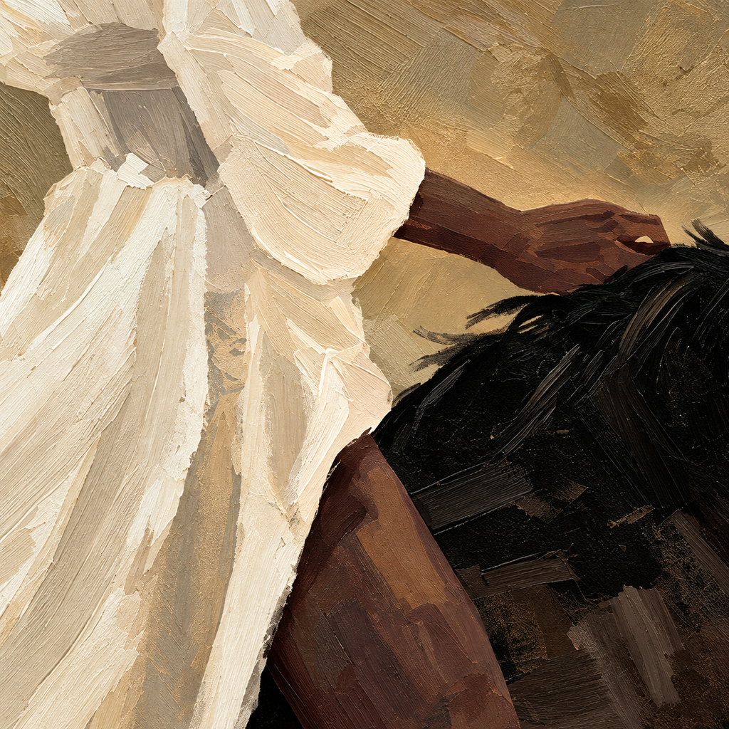 ARBYNART Vintage Americana Art | Quiet Saddle Grace