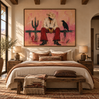 ARBYNART POP Art | Quiet Whispers of the Blush Frontier