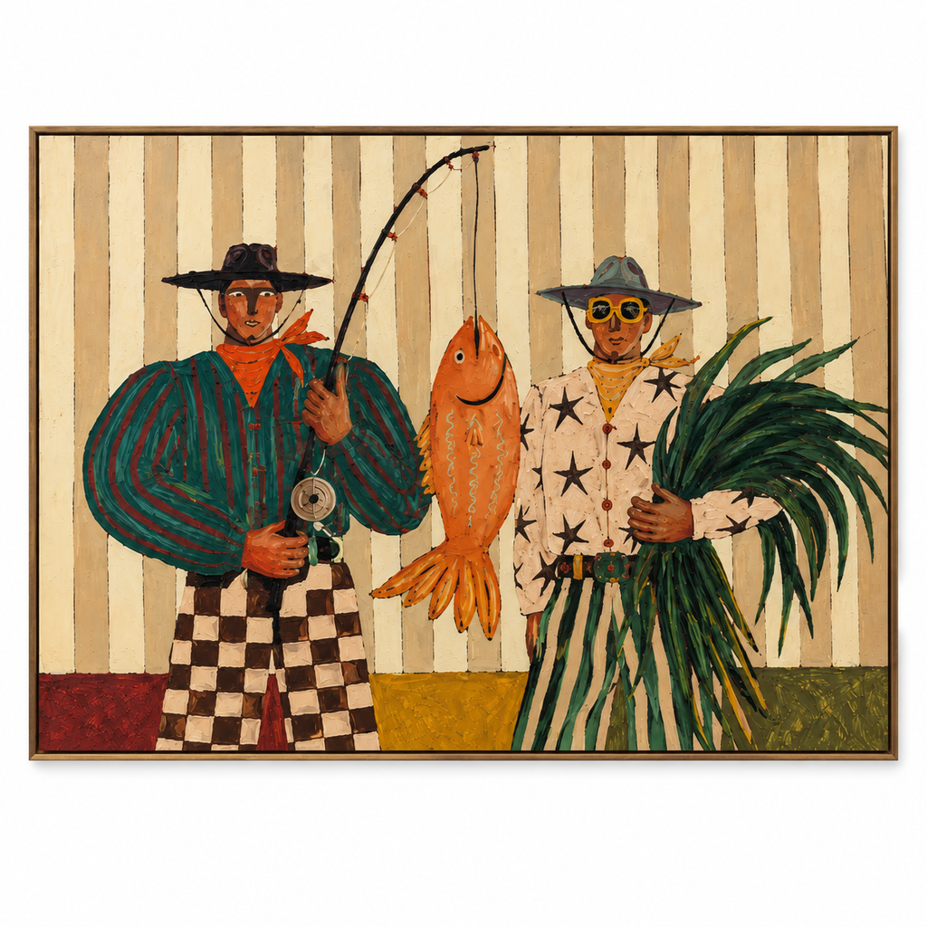 ARBYNART Vintage Americana Art | Quirks of the Bountiful Catch