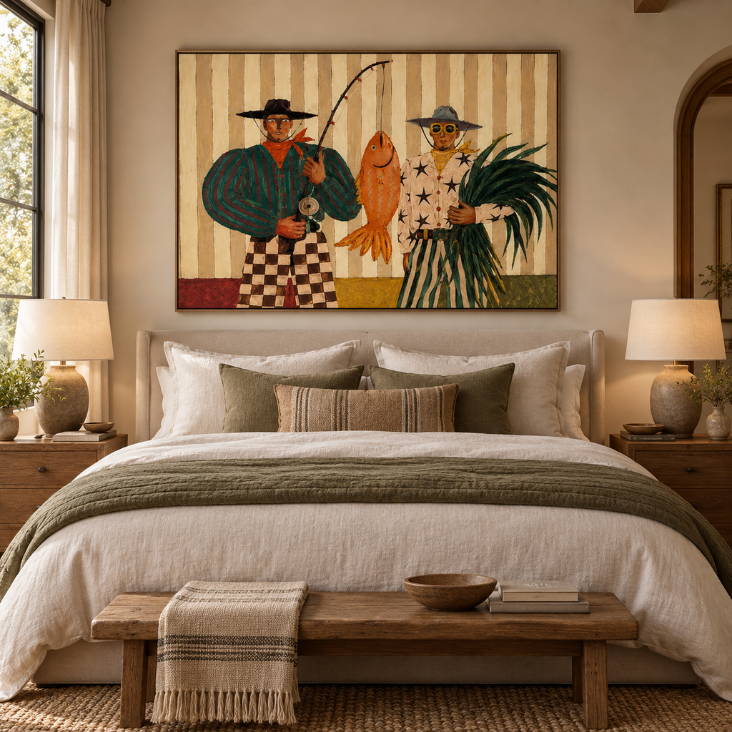 ARBYNART Vintage Americana Art | Quirks of the Bountiful Catch