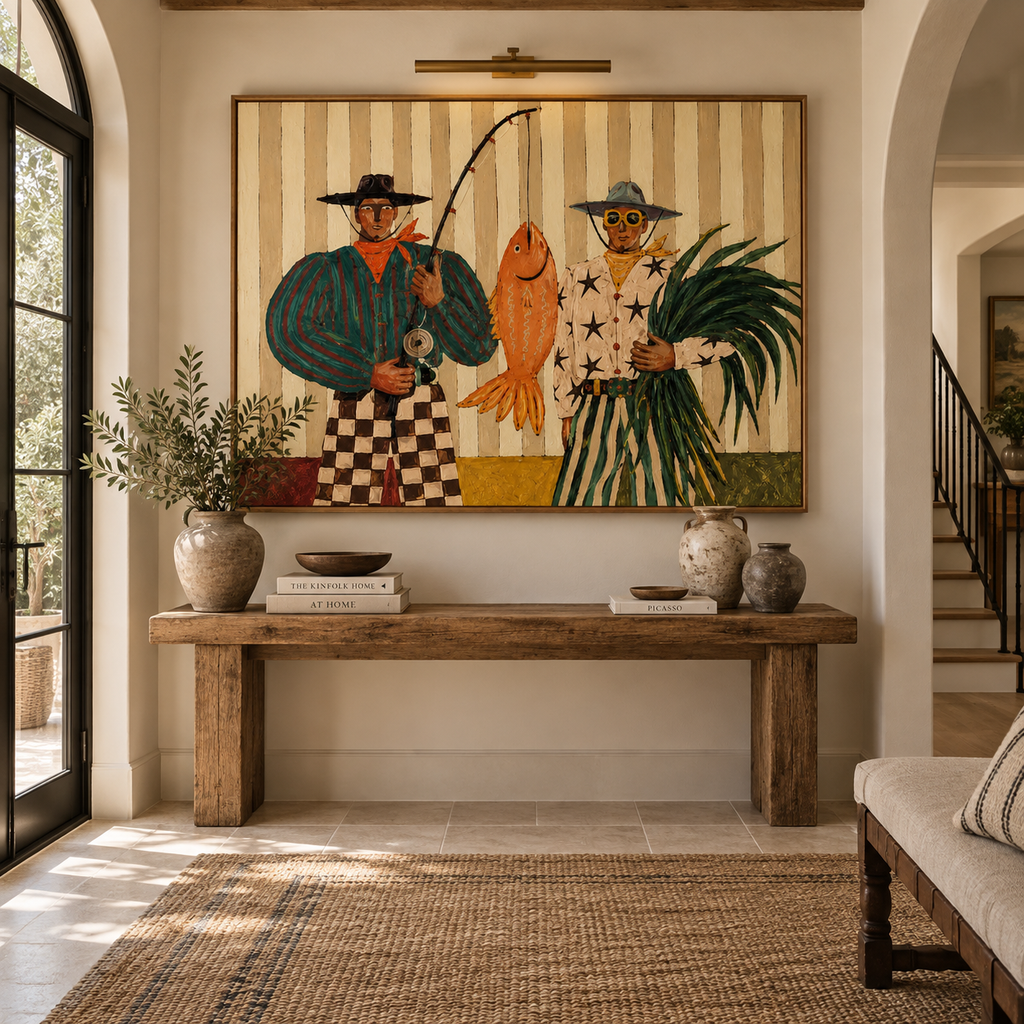 ARBYNART Vintage Americana Art | Quirks of the Bountiful Catch