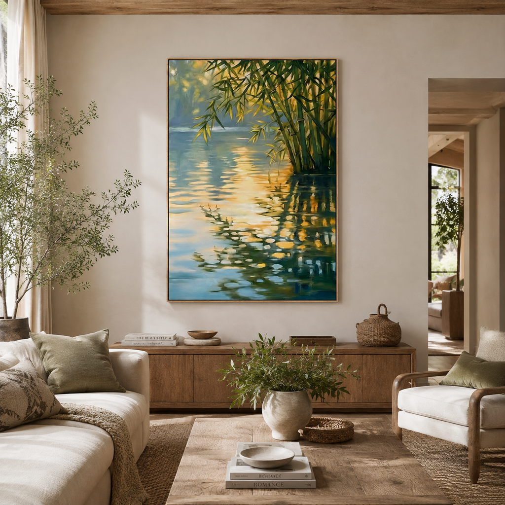 ARBYNART Impressionist Art | Reflective Tranquility