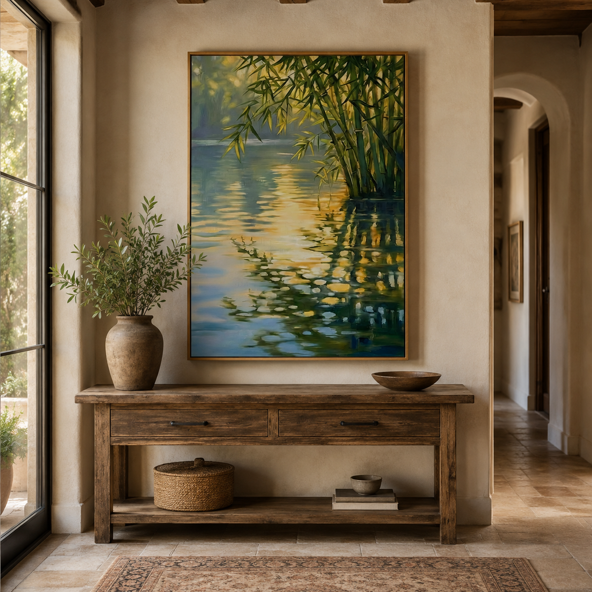ARBYNART Impressionist Art | Reflective Tranquility