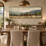 ARBYNART Vintage Americana Art | Riders Through the Haze of Time