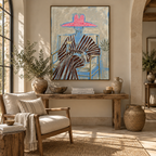 ARBYNART Vintage Americana Art | Rosy Hat Lounge Moment
