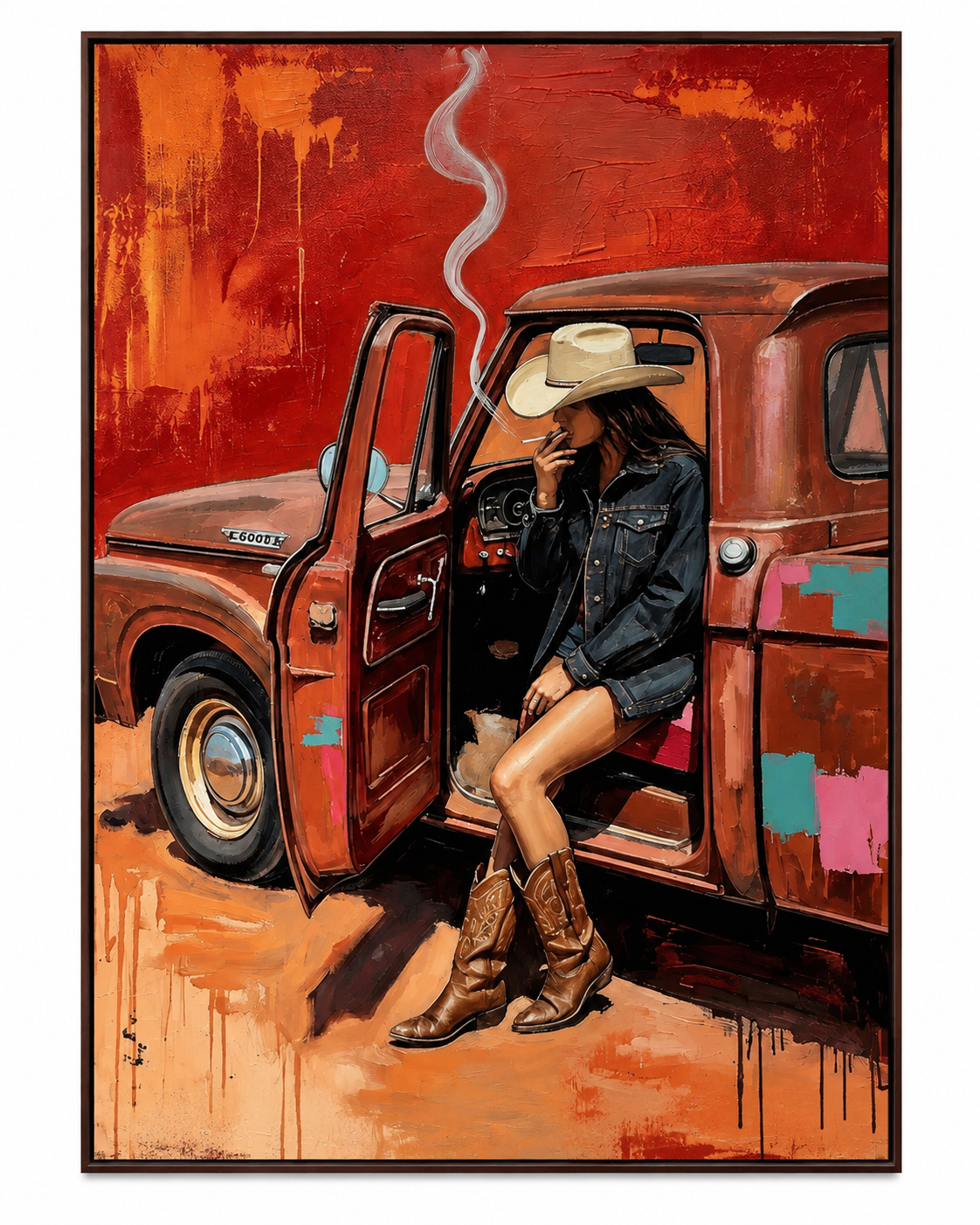 ARBYNART POP Art | Rustic Cowgirl Haze