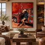 ARBYNART POP Art | Rustic Cowgirl Haze