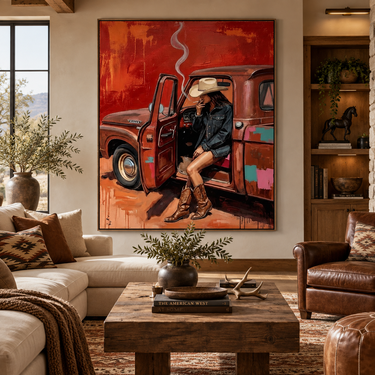 ARBYNART POP Art | Rustic Cowgirl Haze