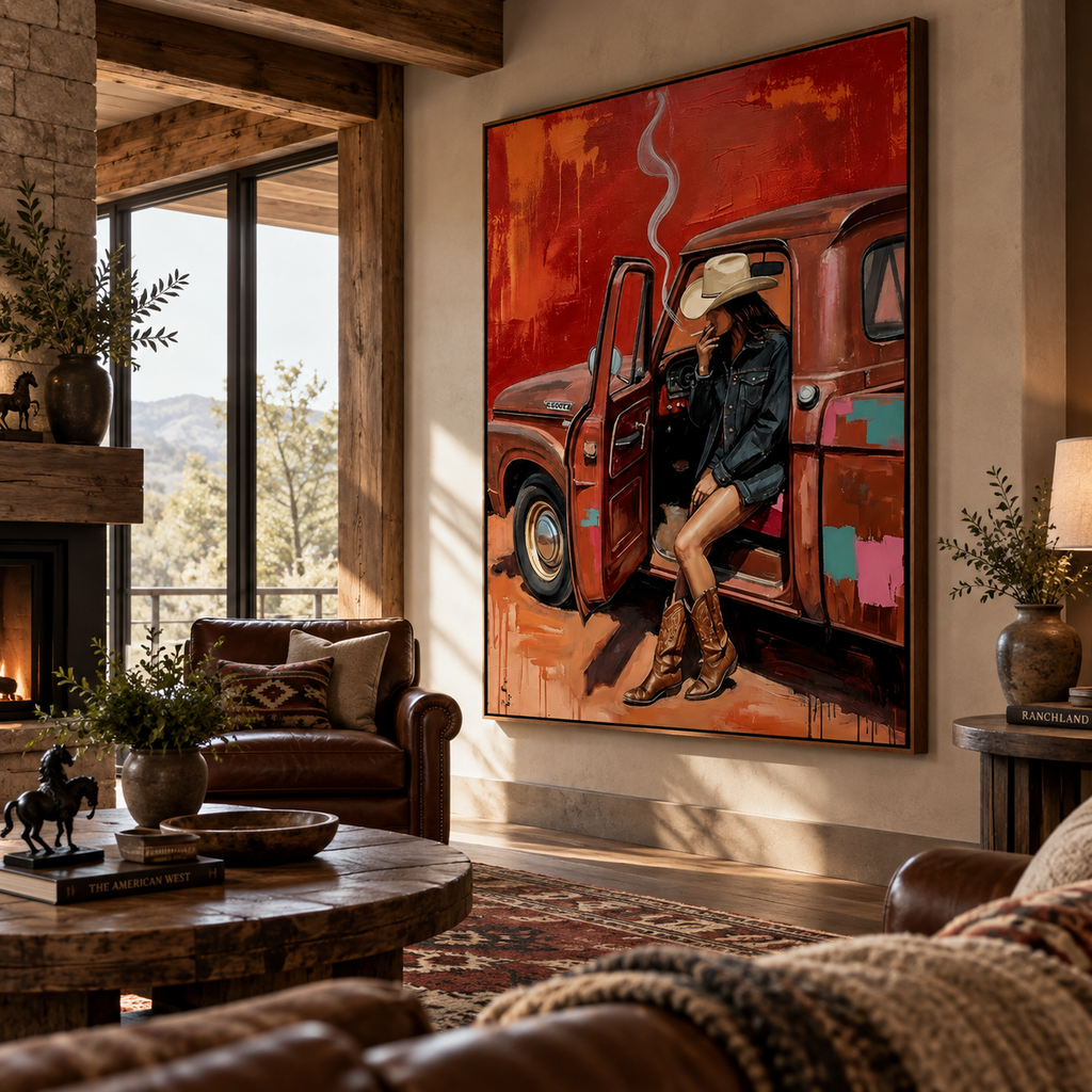 ARBYNART POP Art | Rustic Cowgirl Haze