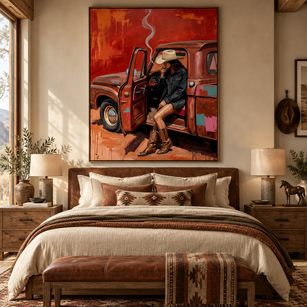 ARBYNART POP Art | Rustic Cowgirl Haze