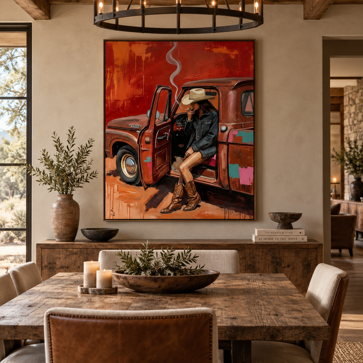 ARBYNART POP Art | Rustic Cowgirl Haze