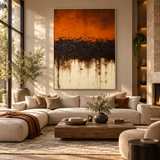 ARBYNART 3D Textured Art | Rustic Earth Horizon