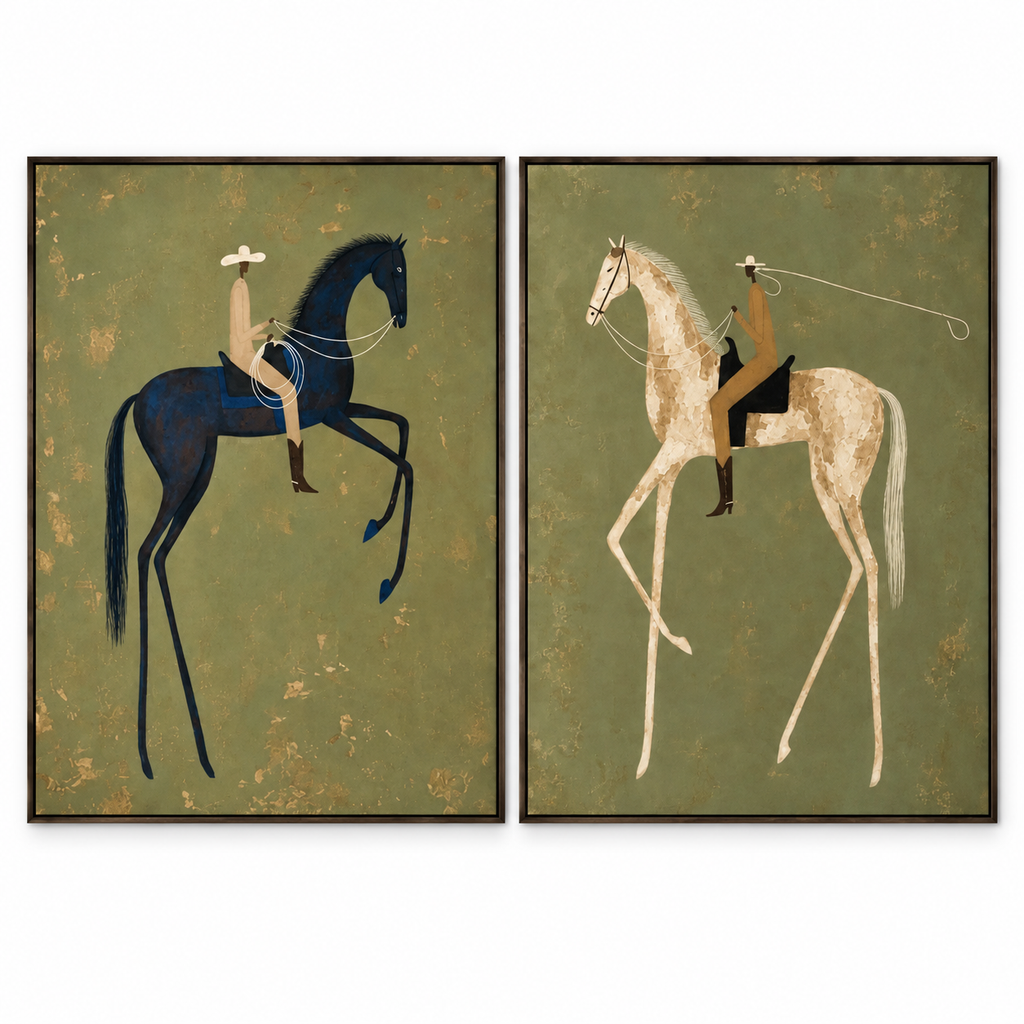 ARBYNART Vintage Americana Art | Saddle Anthem