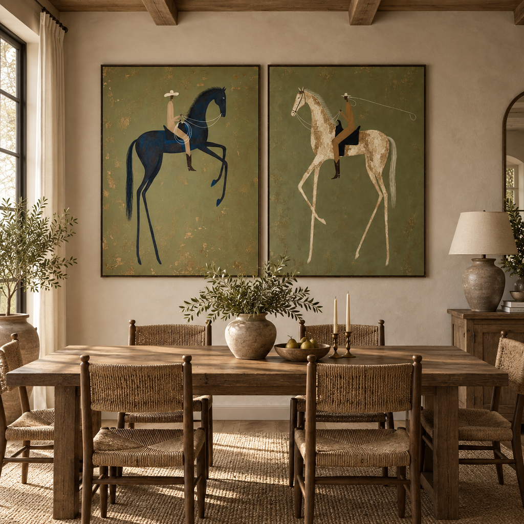 ARBYNART Vintage Americana Art | Saddle Anthem