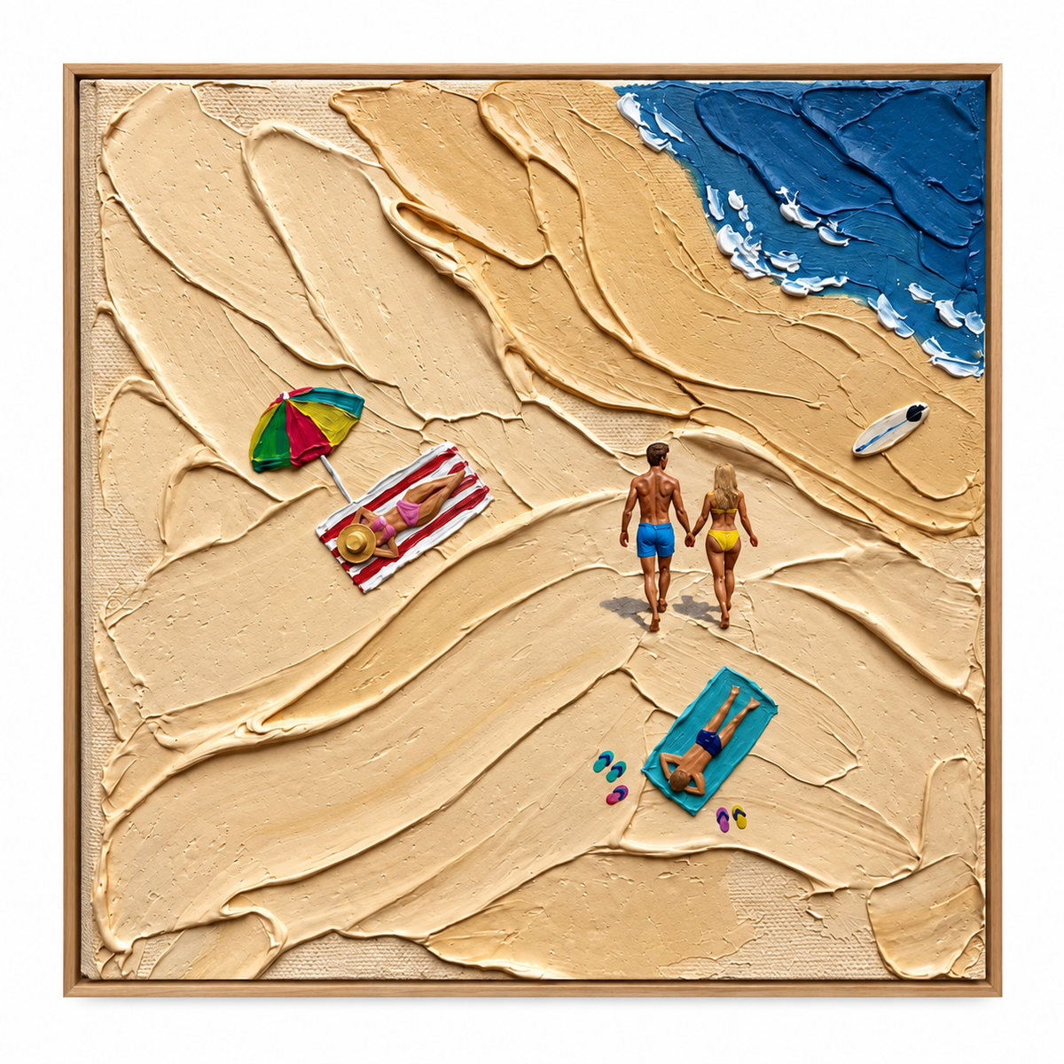 ARBYNART 3D Textured Art | Sand Memories
