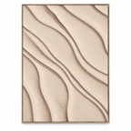 ARBYNART 3D Textured Art | Sand Wave Relief