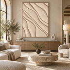 ARBYNART 3D Textured Art | Sand Wave Relief