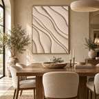 ARBYNART 3D Textured Art | Sand Wave Relief