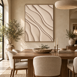 ARBYNART 3D Textured Art | Sand Wave Relief