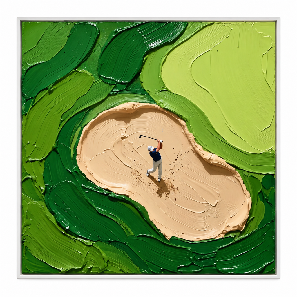 ARBYNART 3D Textured Art | Sandtrap Resolve
