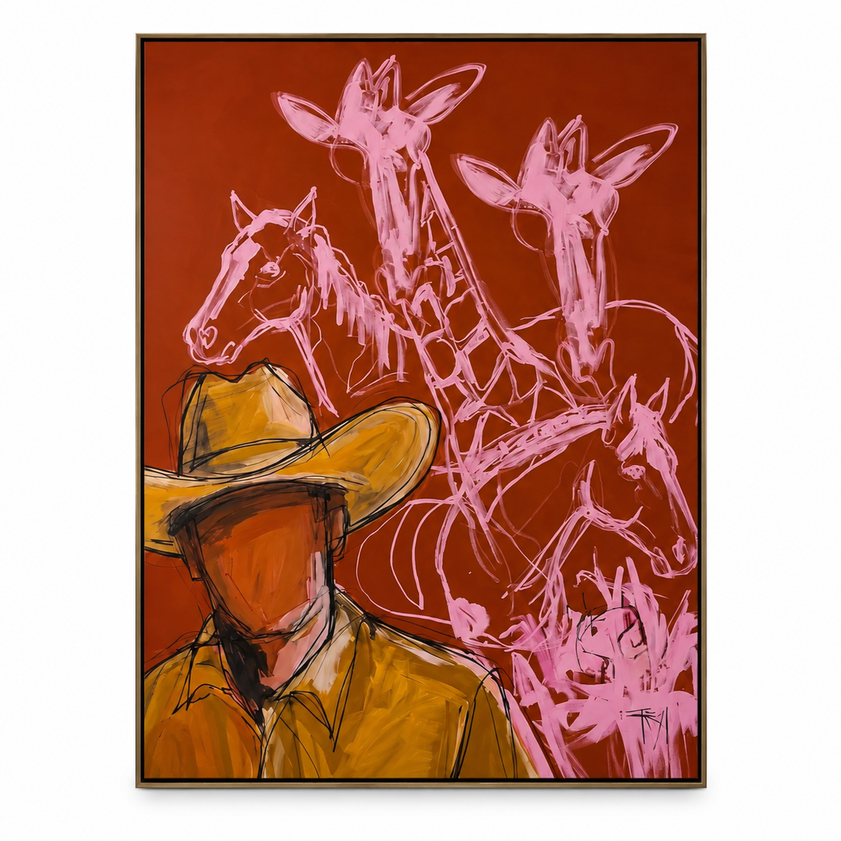 ARBYNART POP Art | Savanna Cowboy Dream