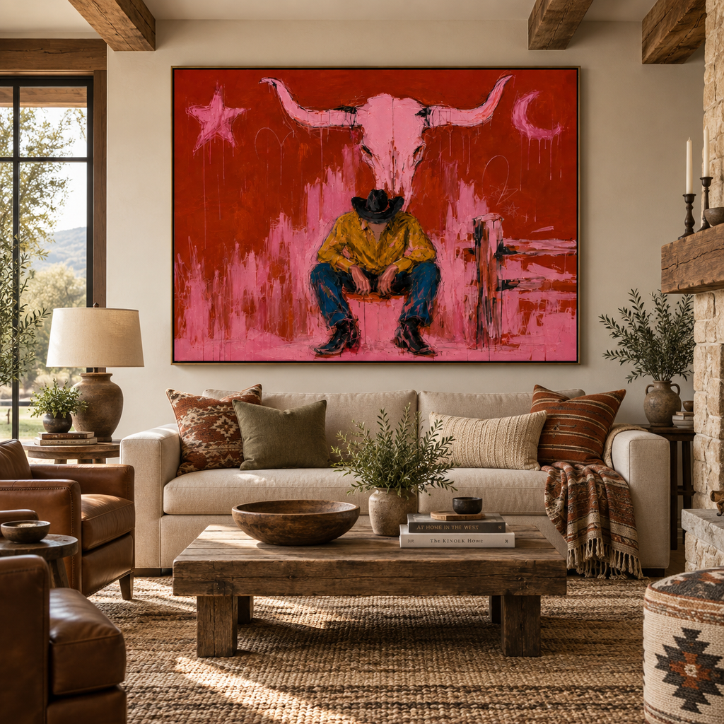 ARBYNART POP Art | Scarlet Sentinel of the Lone Star