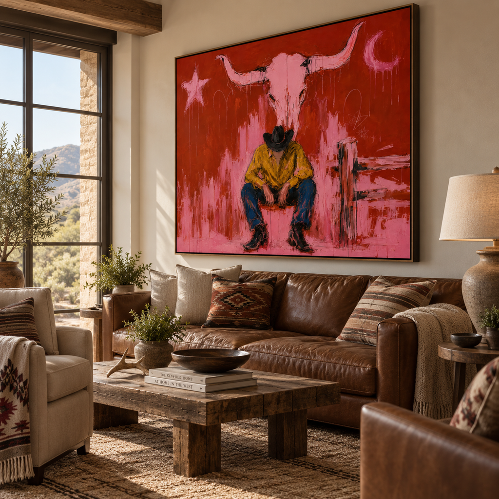 ARBYNART POP Art | Scarlet Sentinel of the Lone Star