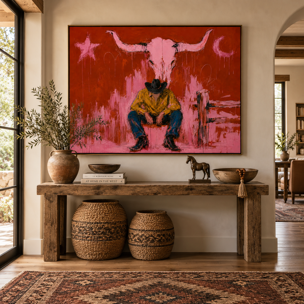 ARBYNART POP Art | Scarlet Sentinel of the Lone Star