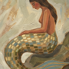ARBYNART Surreal Art | Seaside Siren Rest