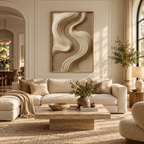 ARBYNART 3D Textured Art | Serene Ribbon Path