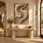 ARBYNART 3D Textured Art | Serene Ribbon Path